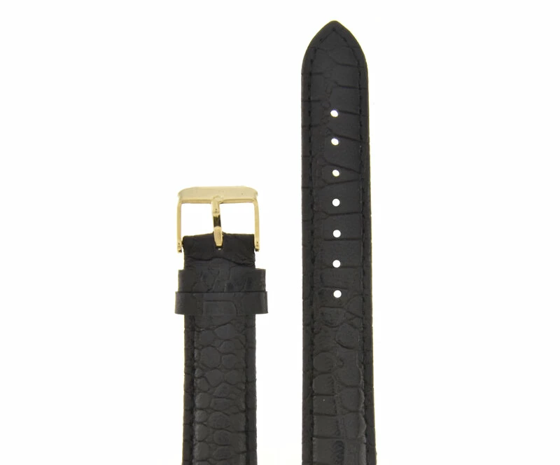 Ремешки maknamara 18 мм croco чер зол заст-1