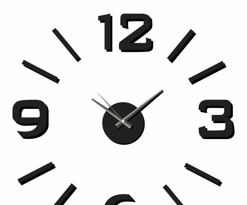 Настенные часы atlantis mp01 black