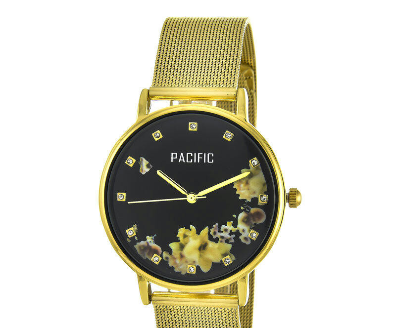 Pacific X6182-5 корп-золот циф-чер/желт сетка