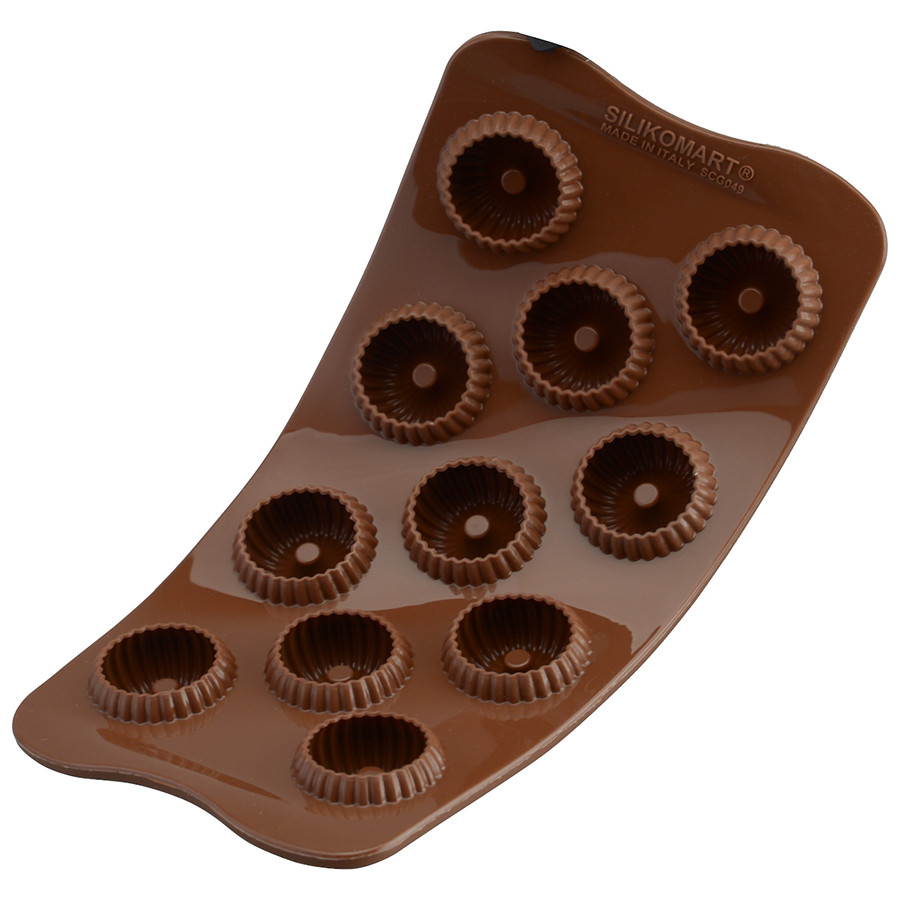 Форма силиконовая для приготовления конфет choco crown, 11х24 см