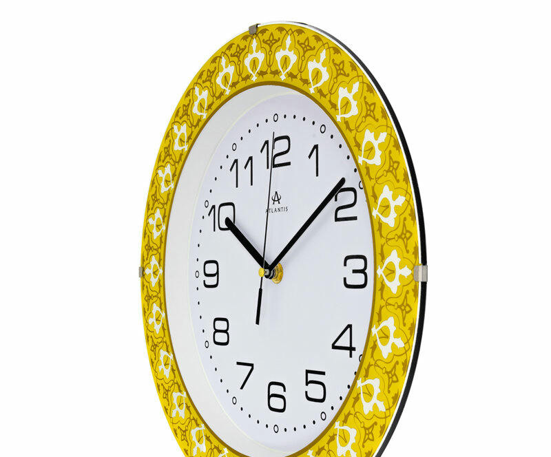 Настенные часы atlantis tld-35075b light green