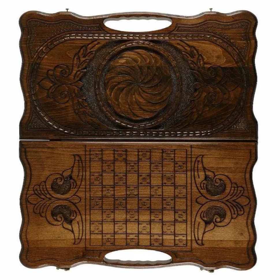 Нарды резные "Бесконечность 2" 50, Haleyan