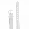 Ремешки maknamara 14 мм бел мат сереб заст mp-14119