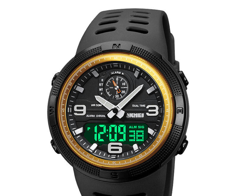 Наручные часы skmei 1655gdbk gold-black