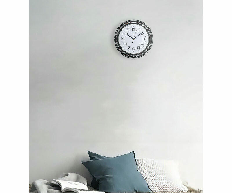 Настенные часы atlantis tld-35075b black