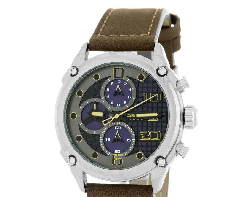 Наручные часы skmei 2051sibn silver brown