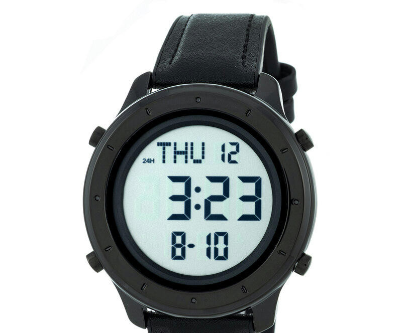 Наручные часы skmei 1864lbkwt black/white-leather