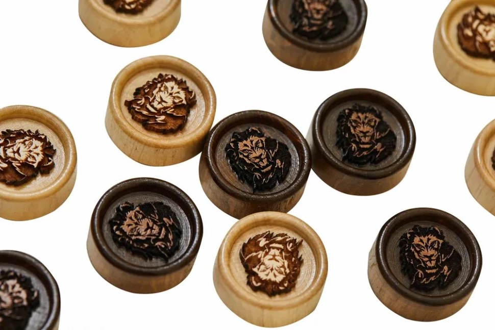 Фишки резные "Лев 2", Mirzoyan