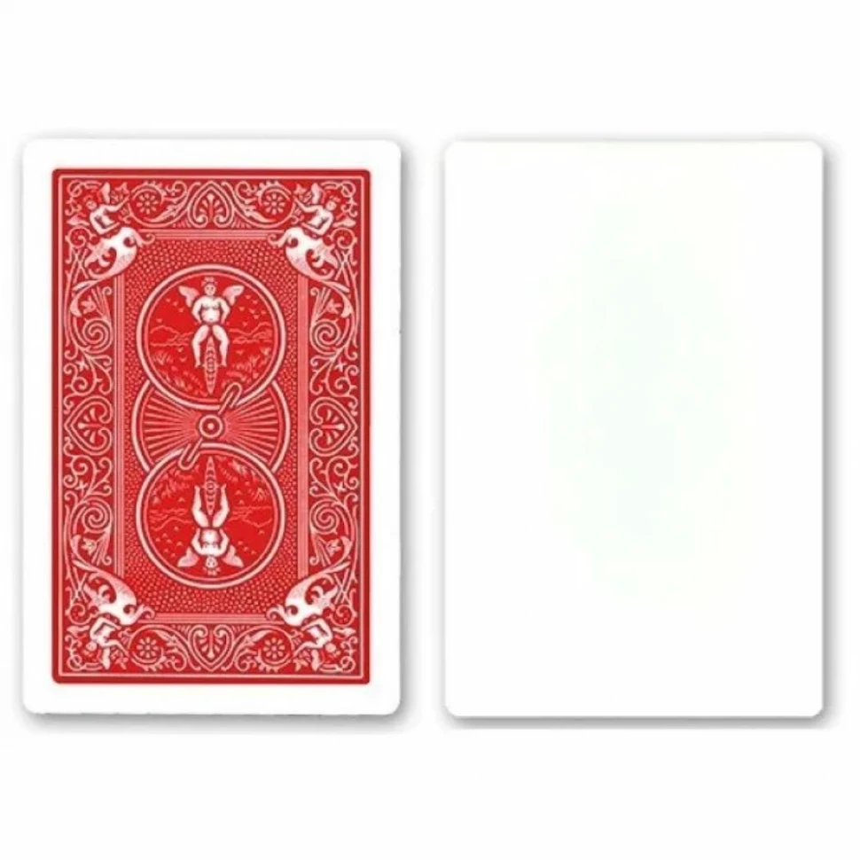 Карты "Bicycle Blank Face Red Back"