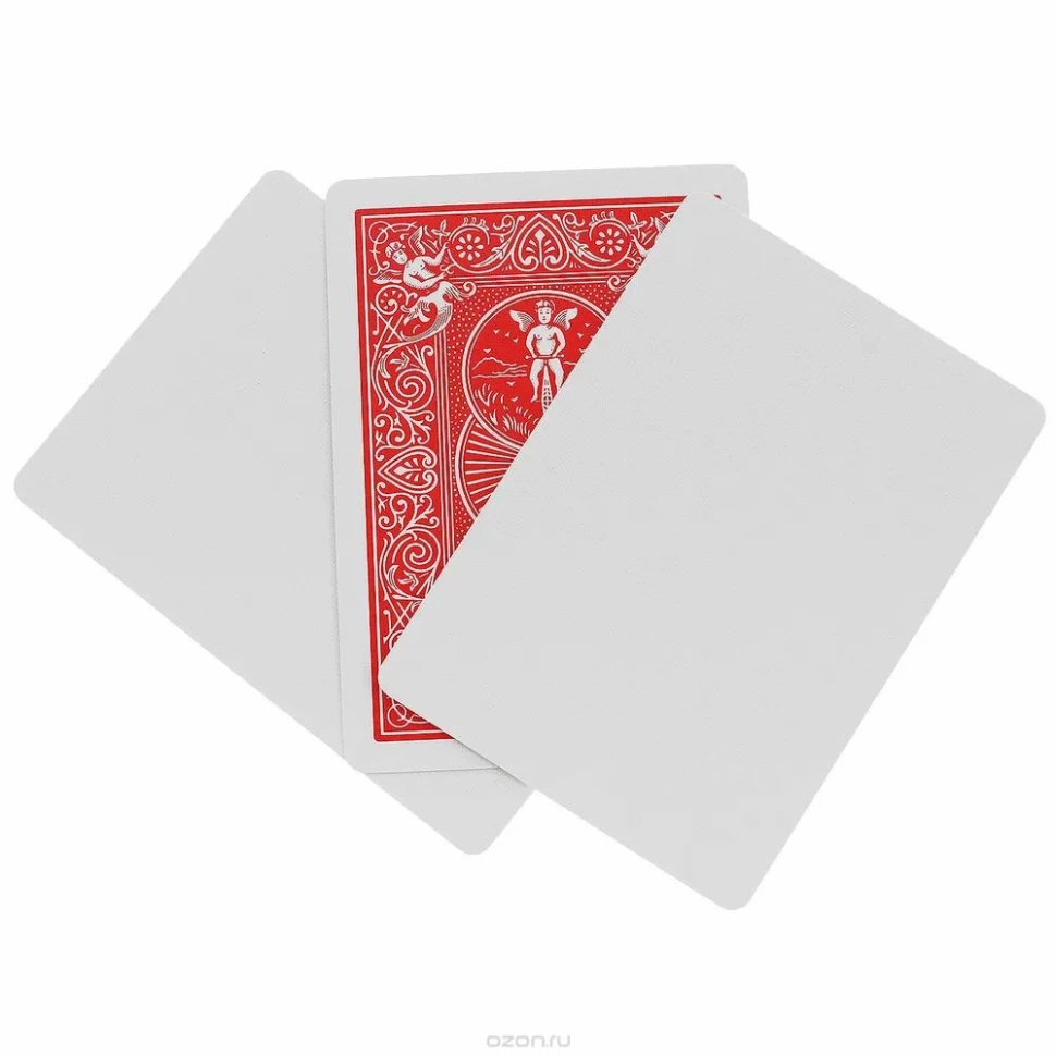 Карты "Bicycle Blank Face Red Back"