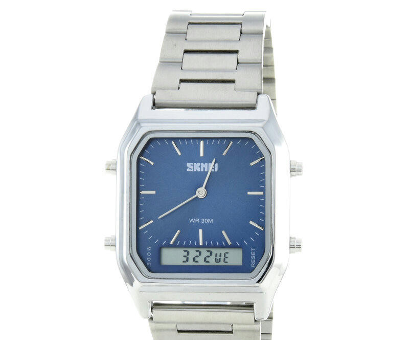 Наручные часы skmei 1220sibu silver blue