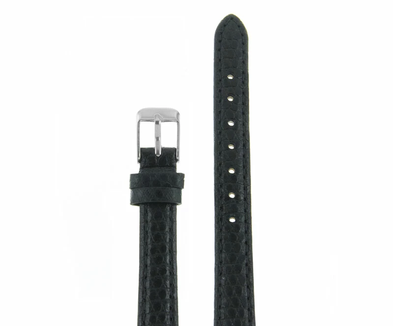 Ремешки maknamara 12 мм змея чер с сер заст mp-12003