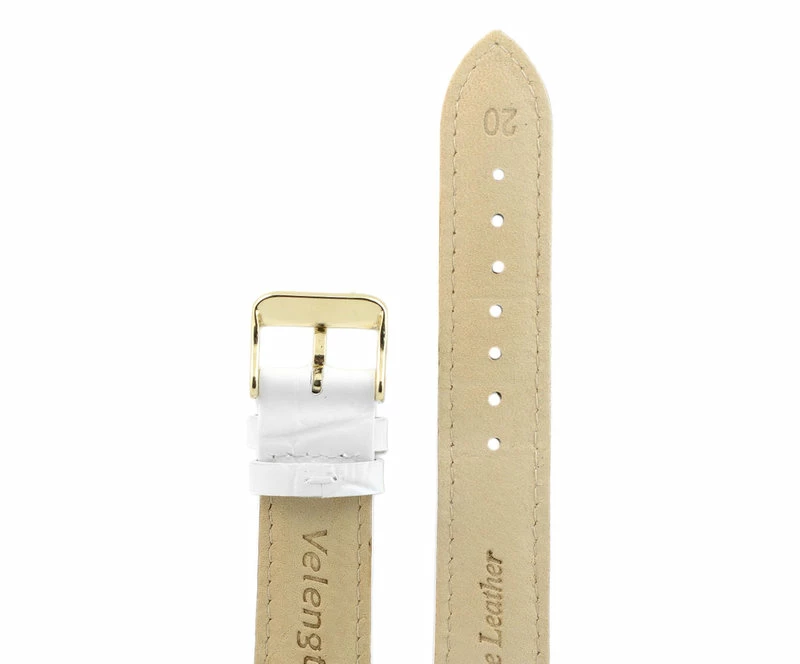 Ремешки velengton 20 бел croco