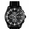 Наручные часы skmei 9181lbk black leather