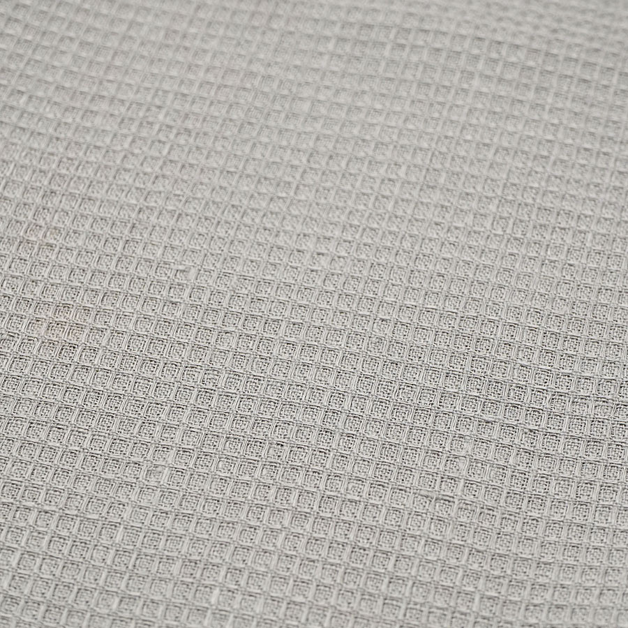 Набор из двух вафельных полотенец изо льна серого цвета из коллекции essential, 50х70 см