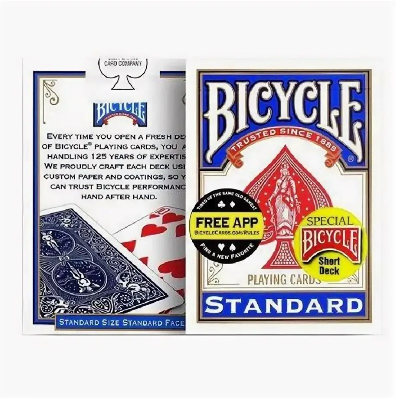 Карты "Bicycle Standard Short Blue"