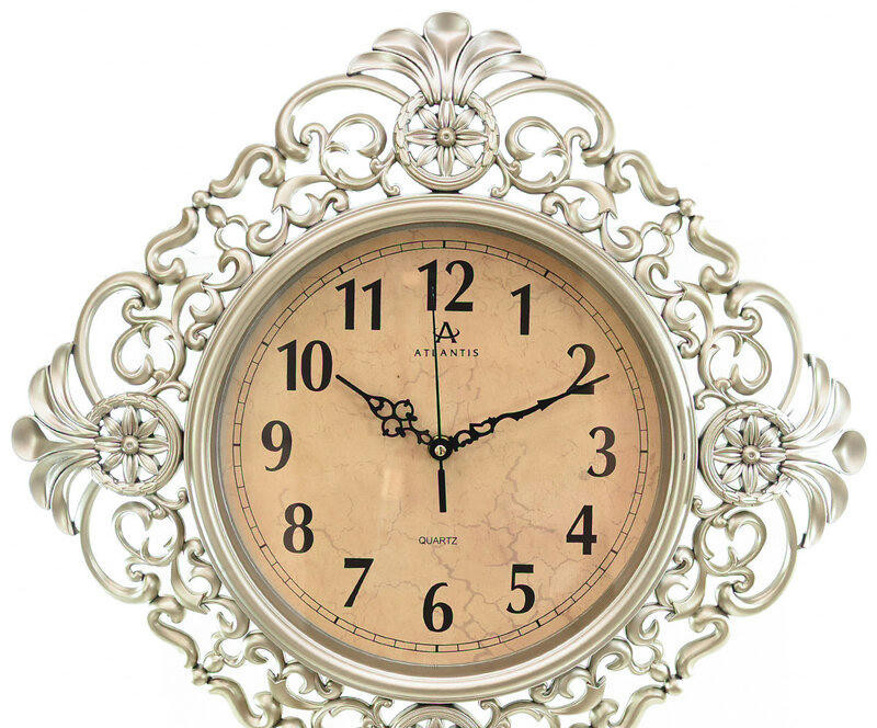 Настенные часы atlantis tld-35190a silver