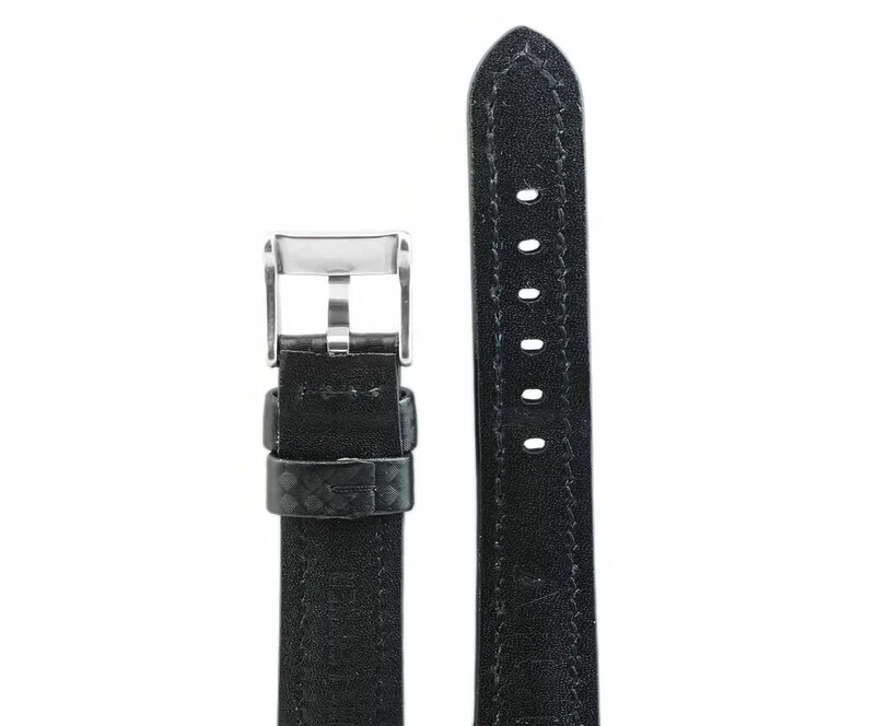 Ремешки "kmv" s-374 (1.22), 18 р-р, чер с бел стр.