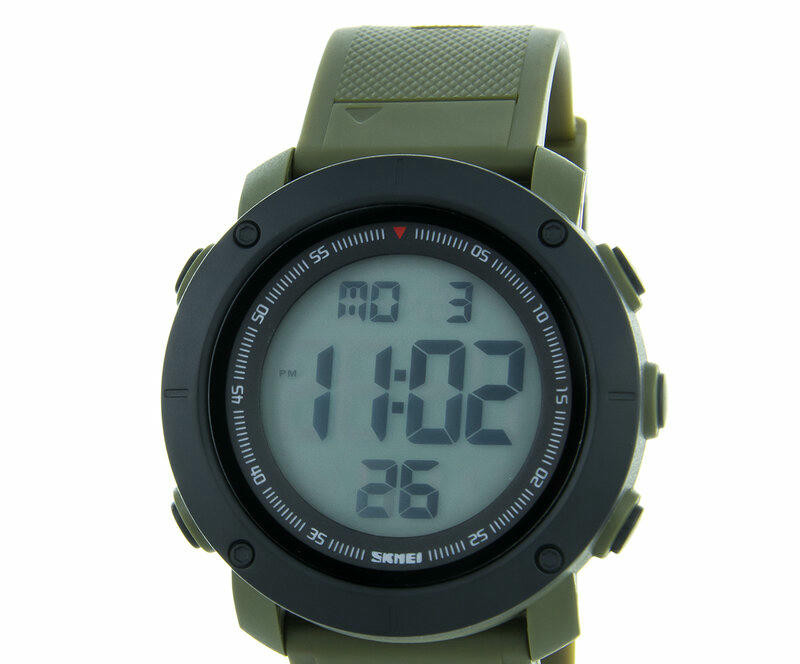 Наручные часы skmei 2122agwt army green-white