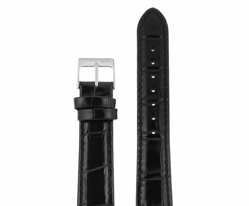 Ремешки "kmv" s-11, 18 р-р, чер, толщина 3.8, l