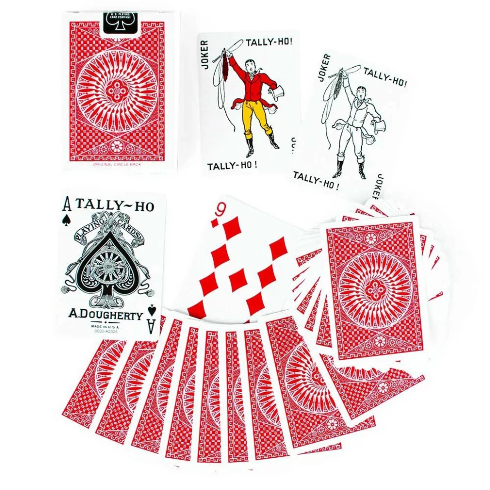 Карты "Tally-Ho Standard Index red Circle "