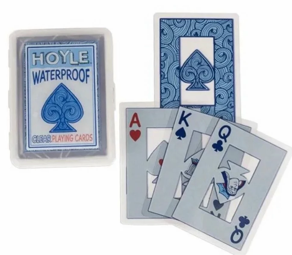 Карты "Hoyle Waterroof Plastic With Blue Spade Deck Standard Index"