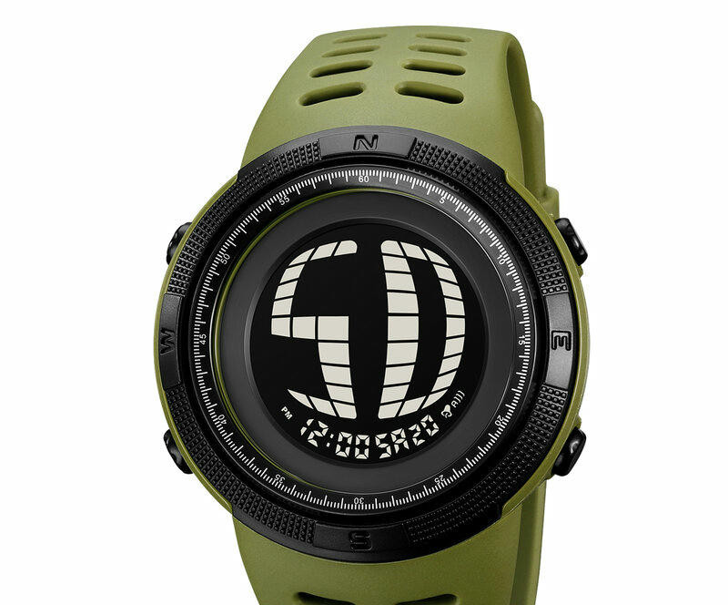 Наручные часы skmei 2076agbk army green-black