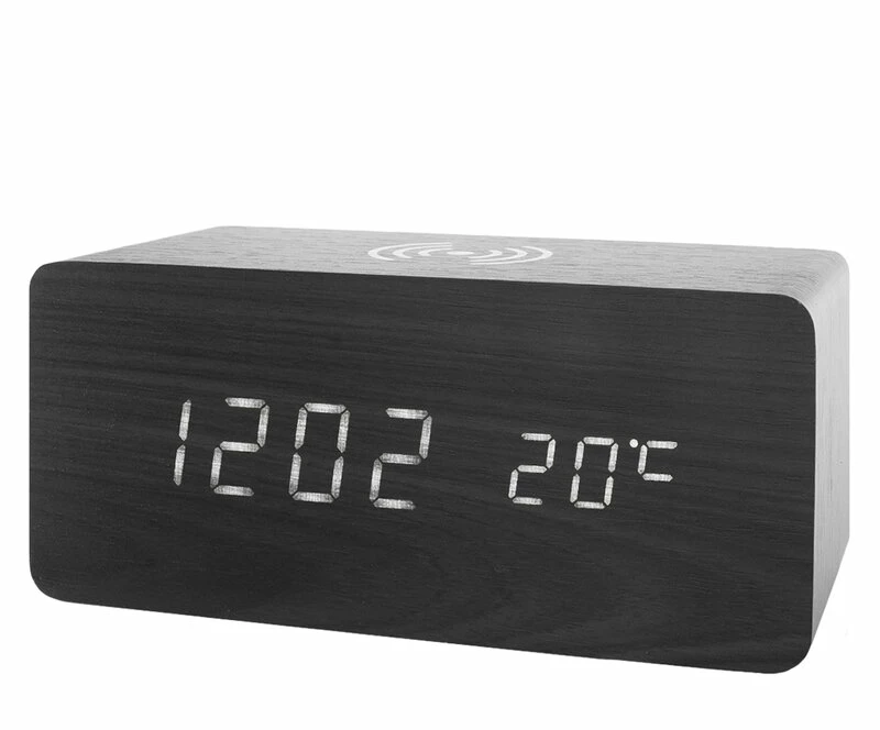 Сетевые часы vst889-4 бел цифры (черн) + usb (без адаптера)