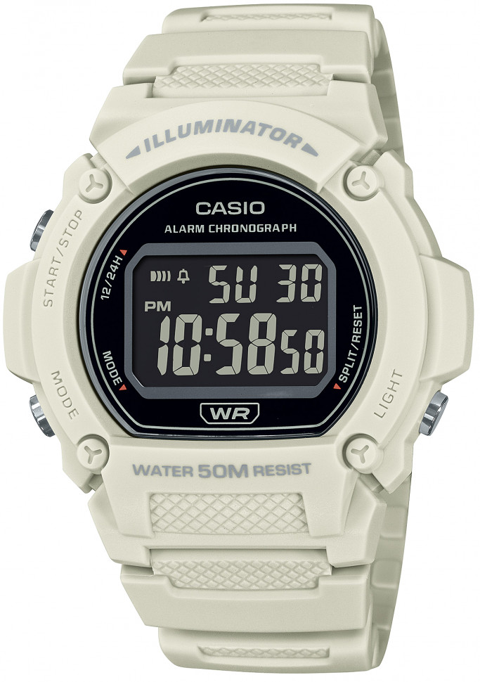 Наручные часы casio   w-219hc-8b