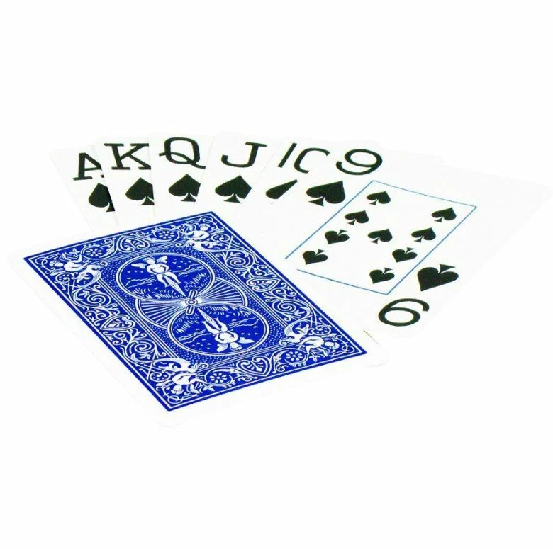 Карты "Bicycle Rider Back International Jumbo Index Blue"