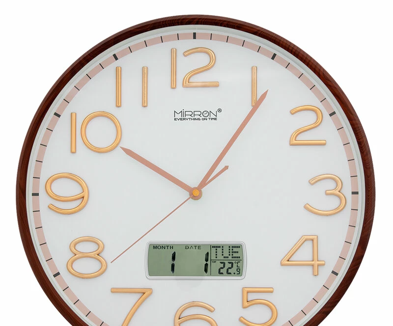 Настенные часы mirron m783В ЖК ДБ