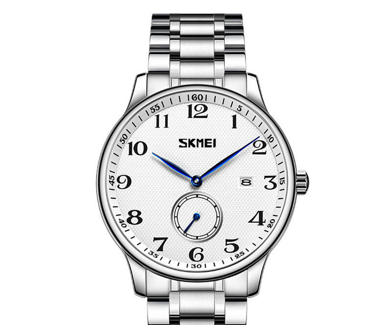 Наручные часы skmei 9297si-ac silver-arabic numberals