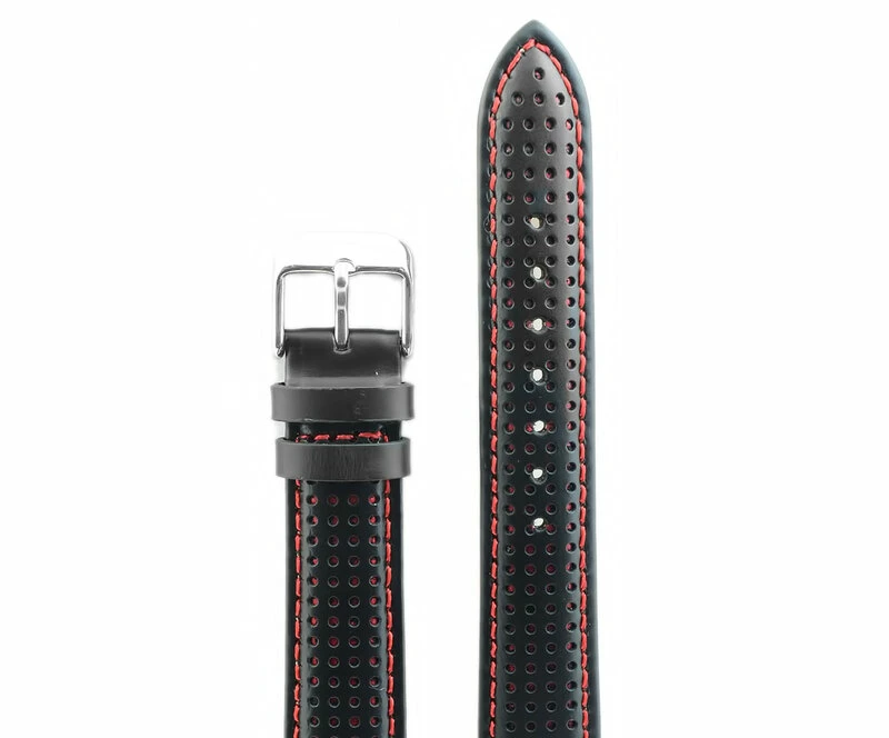 Ремешки "kmv" s-04, 18 р-р, крас-чер, l