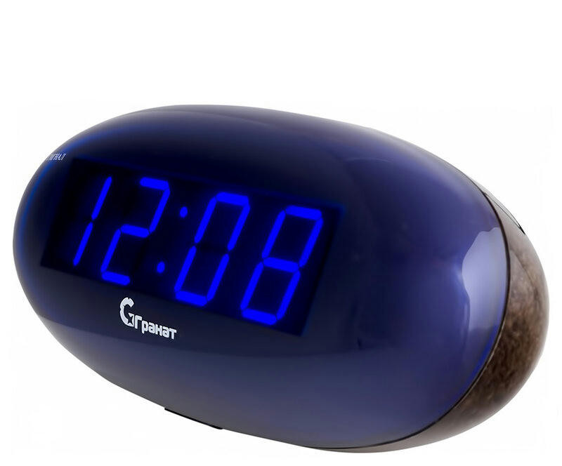 Сетевые часы ГРАНАТ c-0977-Син будильник сетевой