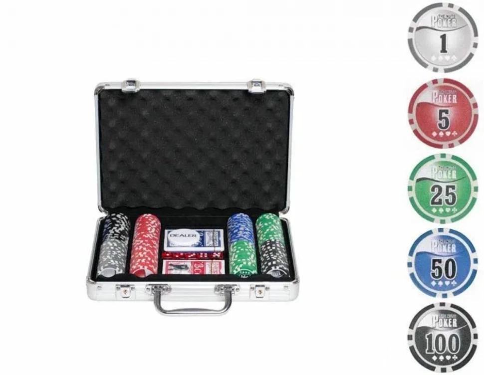 Набор для покера NUTS на 200 фишек
