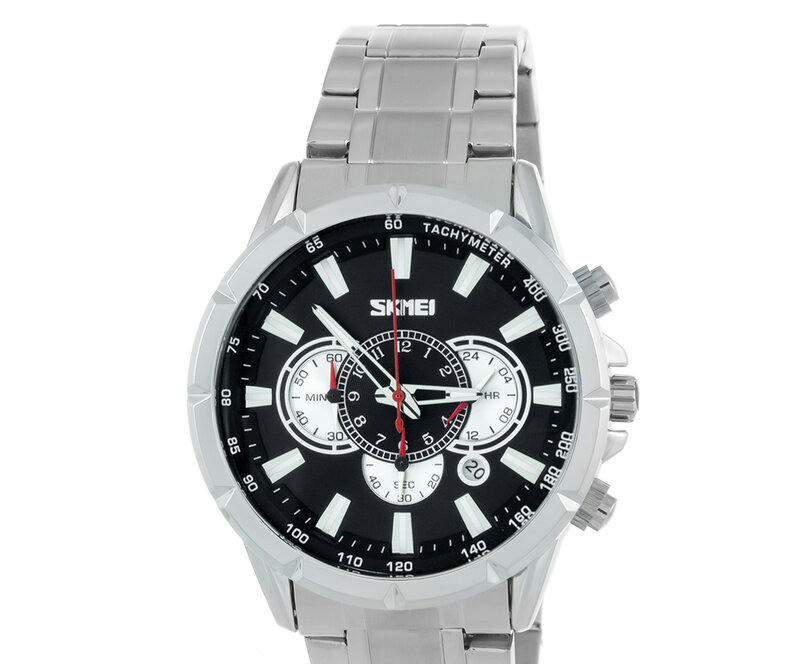 Наручные часы skmei 9241sibk silver black