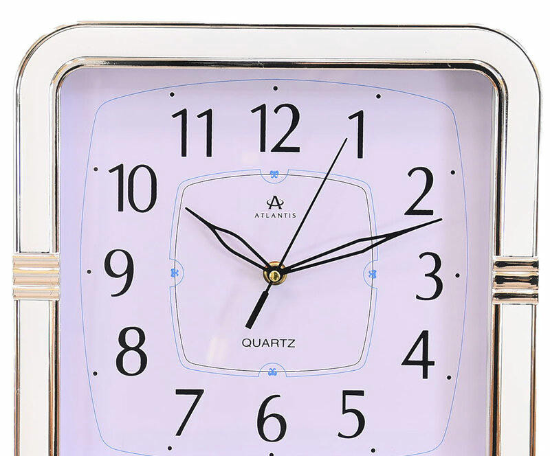 Настенные часы atlantis tld-6138 white