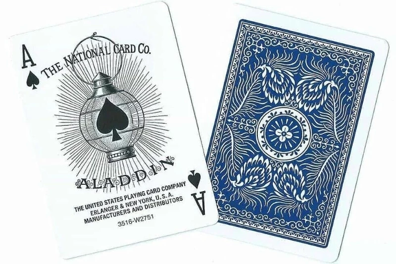 Карты "Bicycle Aladdin Playing Cards blue"