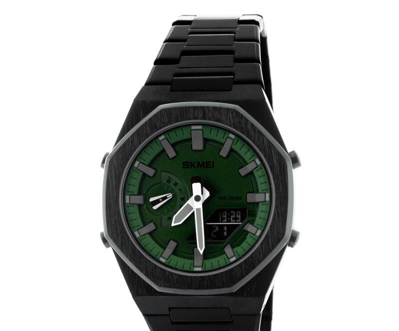Наручные часы skmei 1816bkgnbk black/green-black