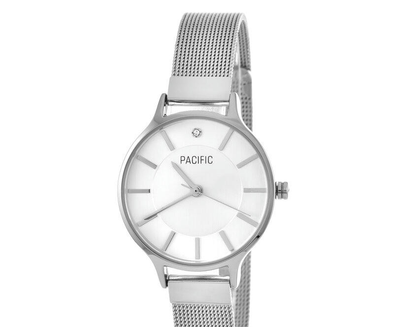 Наручные часы pacific x6133-01 корп-хром циф-сер сетка-хром
