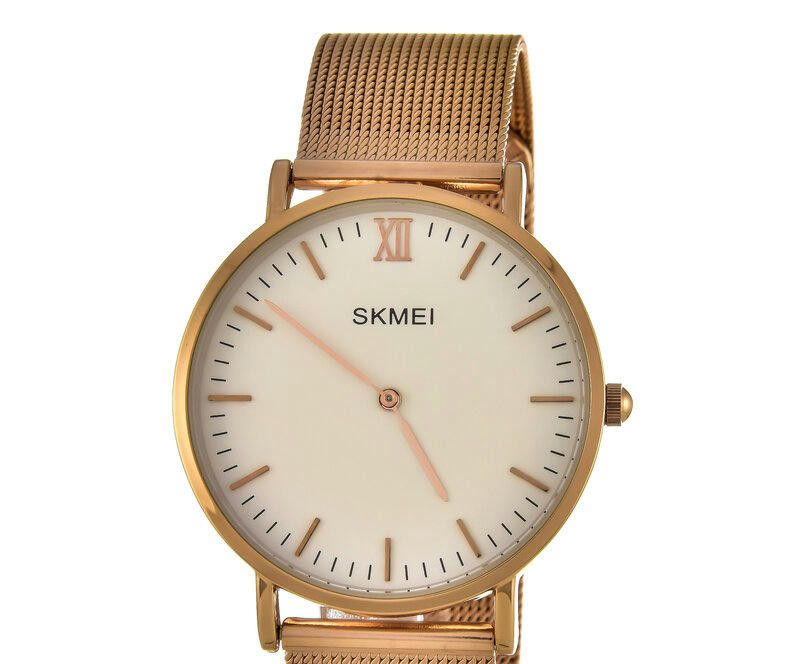Наручные часы skmei 1181srg rose gold cfse mesh band