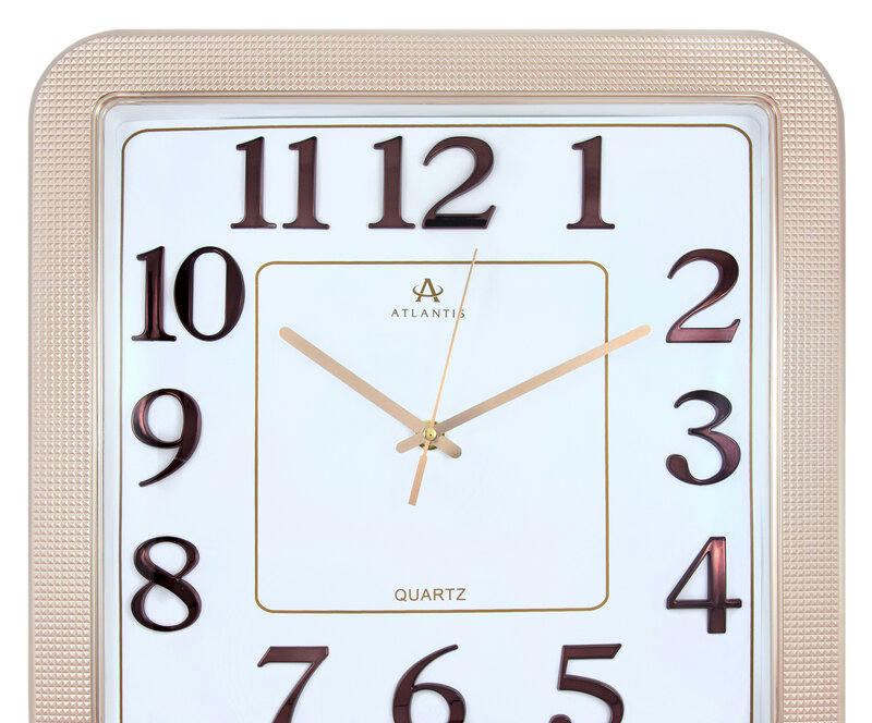 Настенные часы atlantis tld-3660 rose gold