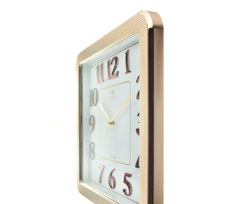 Настенные часы atlantis tld-3660 rose gold