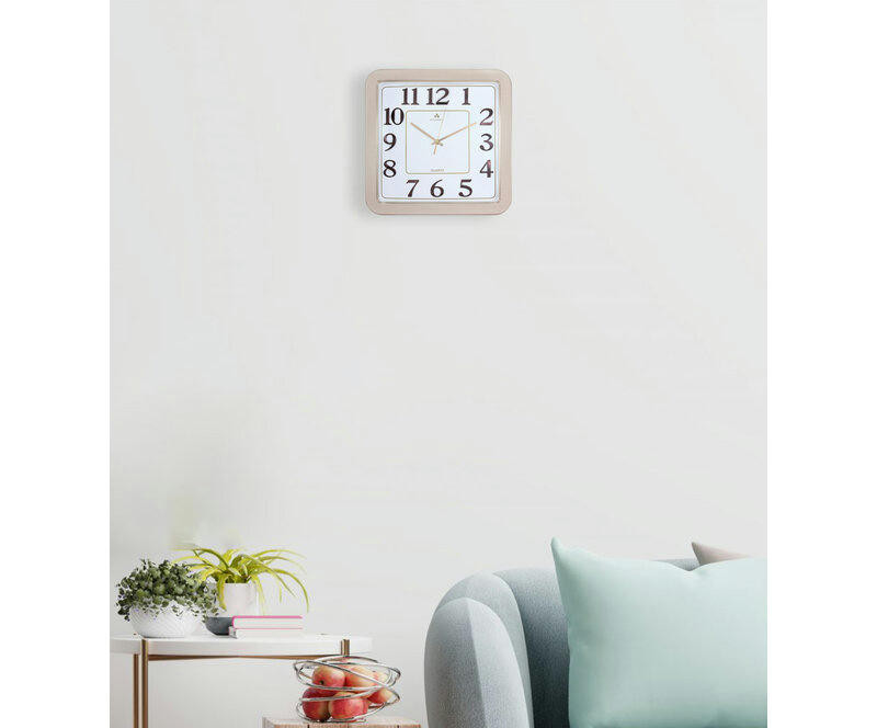 Настенные часы atlantis tld-3660 rose gold