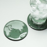 Набор подставок для кружки/стакана world coaster, зеленые, 2 шт.