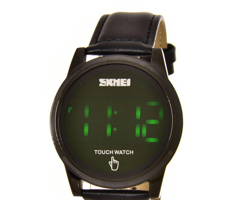 Наручные часы skmei 1684lbk black leather