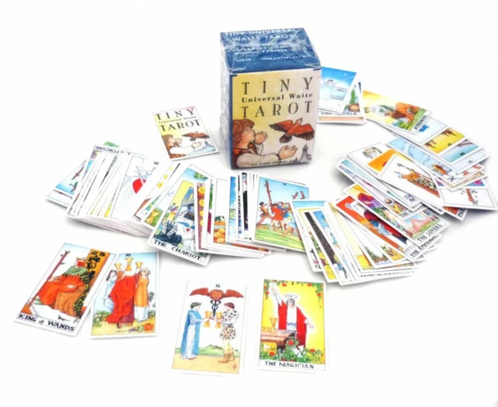 Карты Таро "Tiny Universal Waite Tarot Deck" US Games / Универсальное Таро Уайта