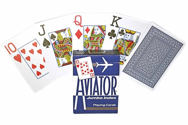 Карты "Аviator Jumbo Index Blue"