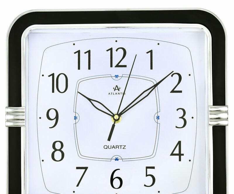 Настенные часы atlantis tld-6138 black