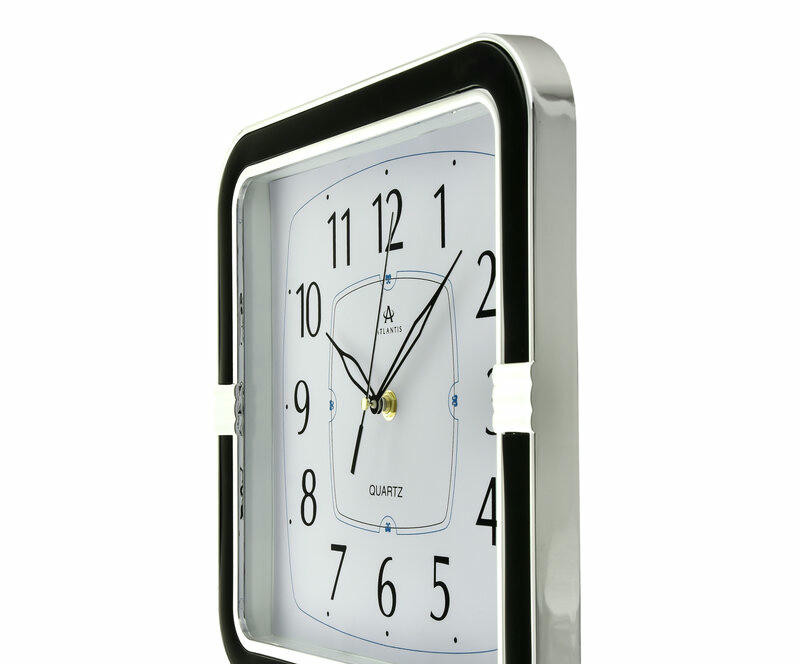Настенные часы atlantis tld-6138 black